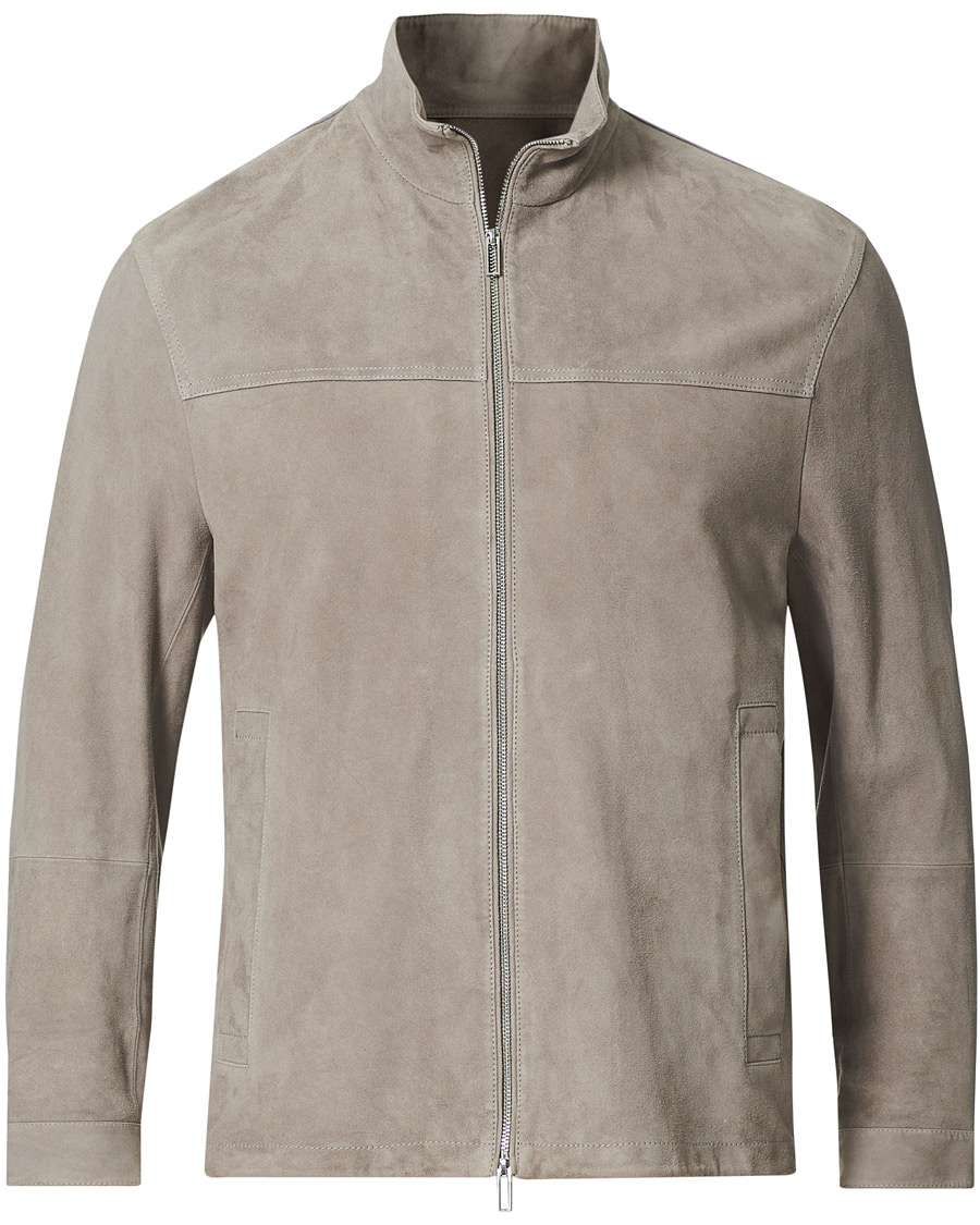 Homme | Manteaux Et Vestes | Emporio Armani | Suede Jacket Sand