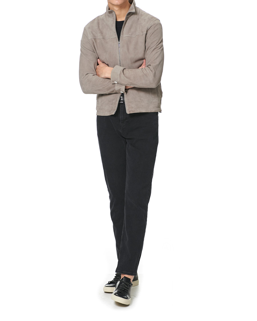 Homme | Manteaux Et Vestes | Emporio Armani | Suede Jacket Sand