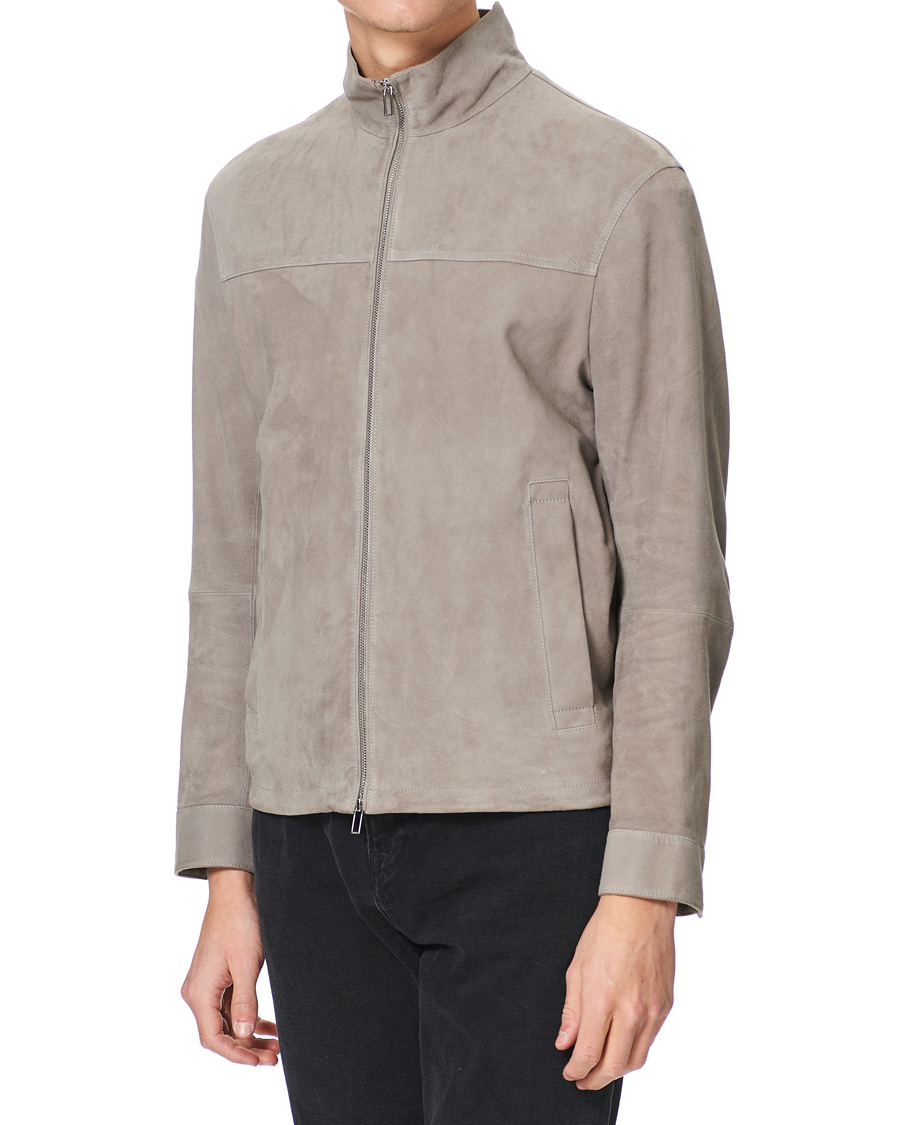 Homme | Manteaux Et Vestes | Emporio Armani | Suede Jacket Sand