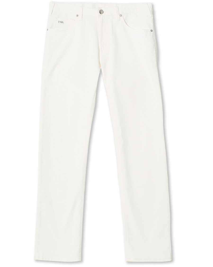 Homme | Pantalons | Emporio Armani | Cotton 5-pocket White