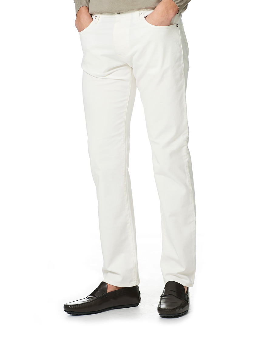 Homme | Pantalons | Emporio Armani | Cotton 5-pocket White