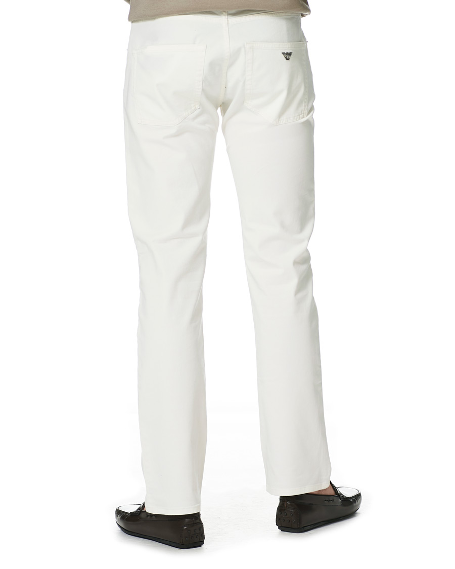 Homme | Pantalons | Emporio Armani | Cotton 5-pocket White