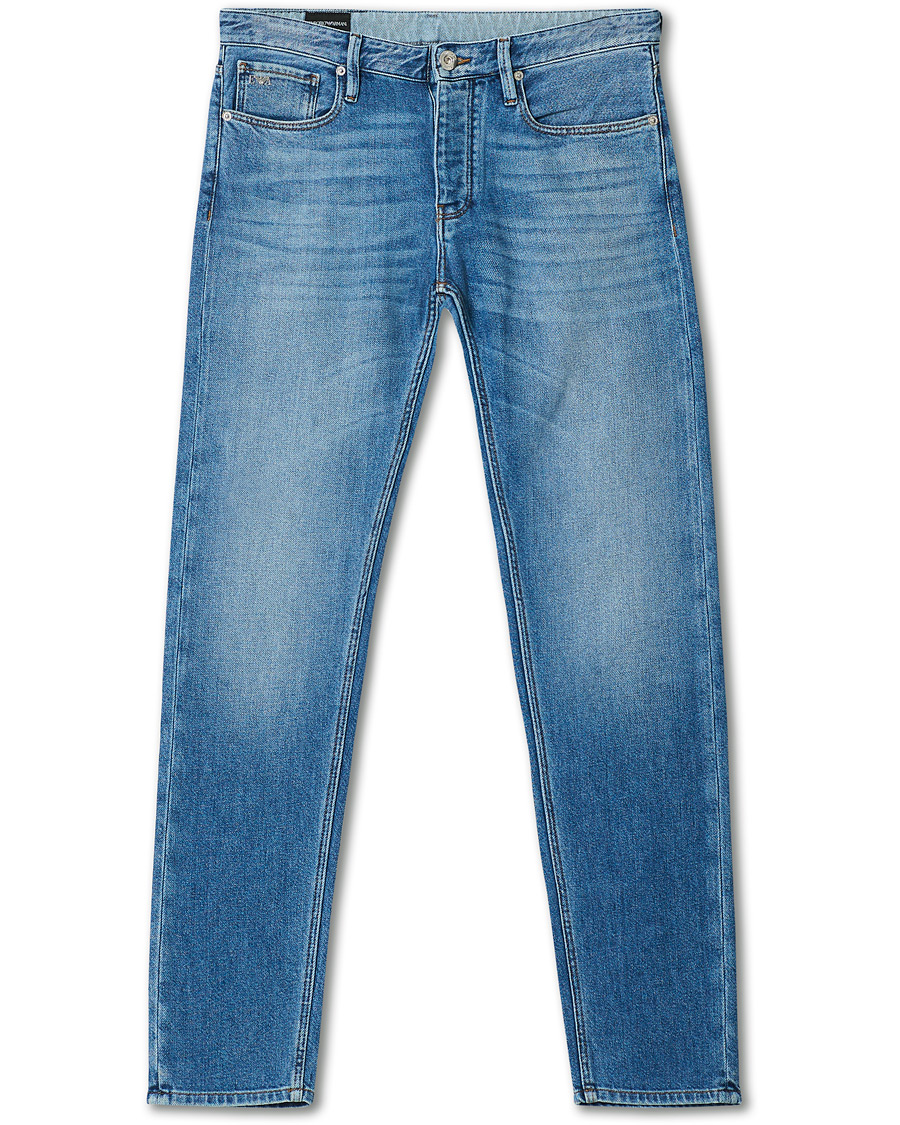 Heren | Jeans | Emporio Armani | Slim Fit Jeans Light Blue