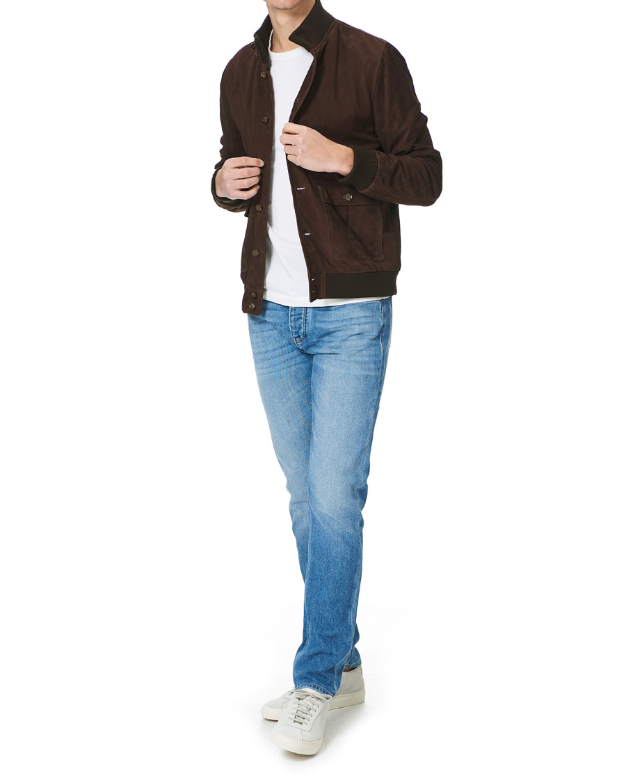 Heren | Jeans | Emporio Armani | Slim Fit Jeans Light Blue