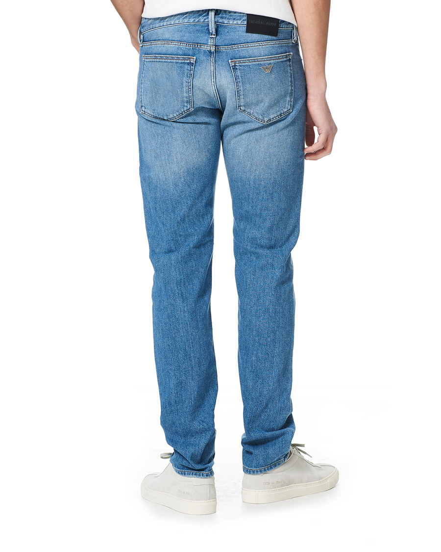 Heren | Jeans | Emporio Armani | Slim Fit Jeans Light Blue