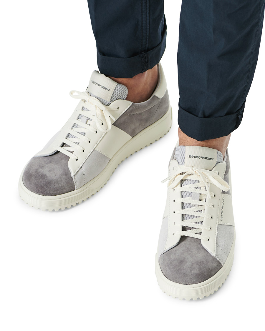 Homme | Emporio Armani Suede Sneaker Beige | Emporio Armani | Suede Sneaker Beige
