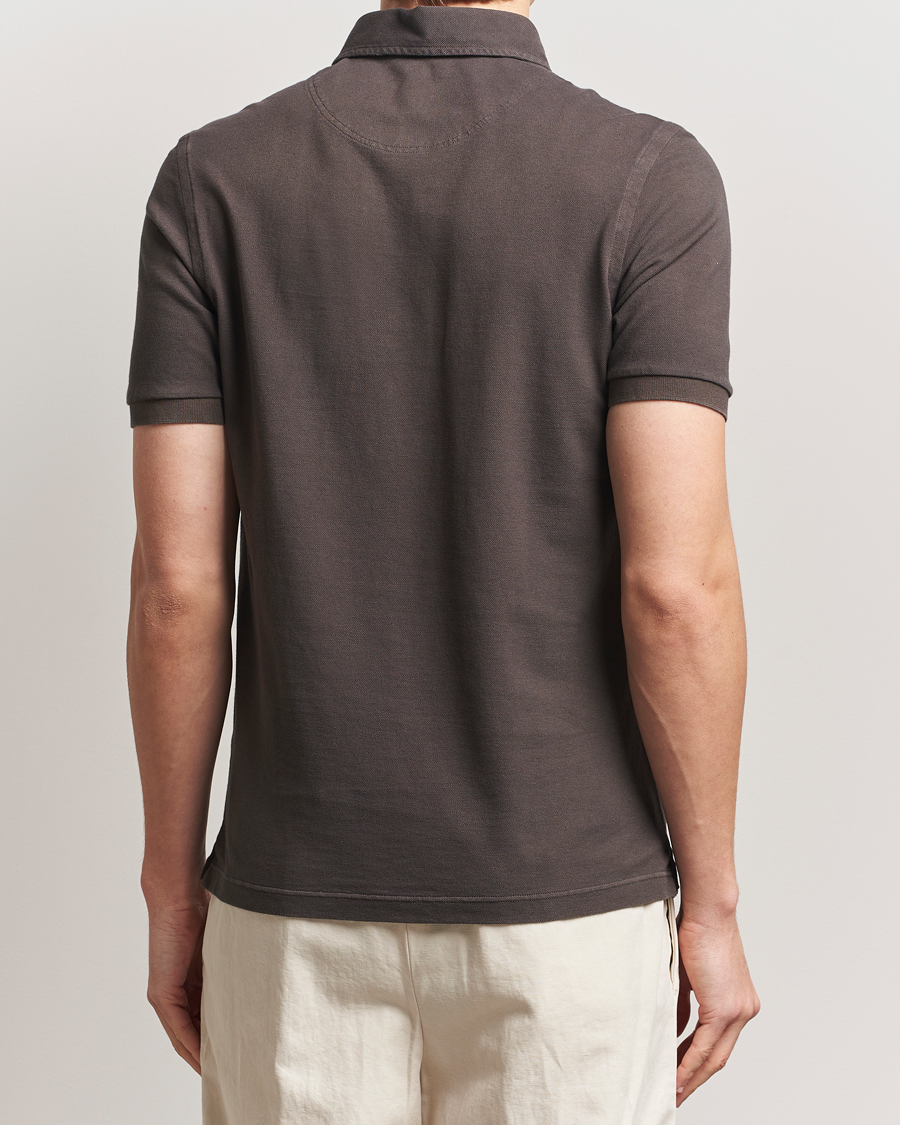 Heren | Polo's | Gran Sasso | Washed Polo Brown