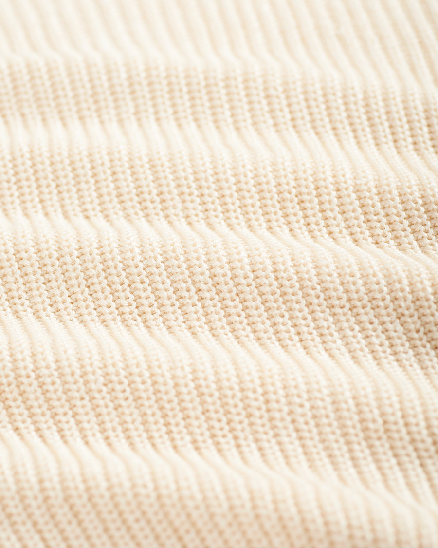 Homme | Pulls Et Tricots | Gran Sasso | Linen/Cotton Cricket V-Neck Sweater White