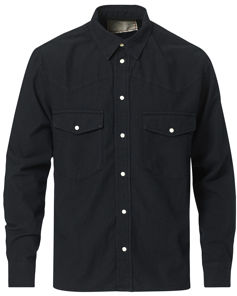 Heren | Overhemden | Jeanerica | Bertrand Denim Shirt Black