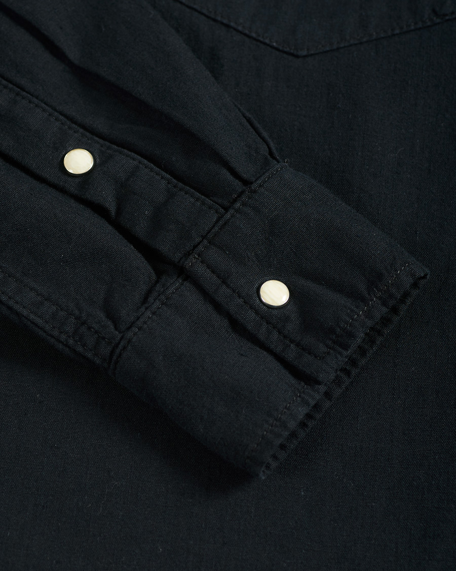 Heren | Overhemden | Jeanerica | Bertrand Denim Shirt Black