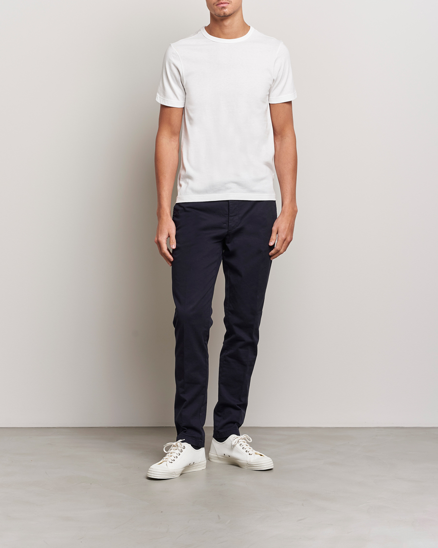 Homme | T-shirts | Merz b. Schwanen | 1950s Classic Loopwheeled White