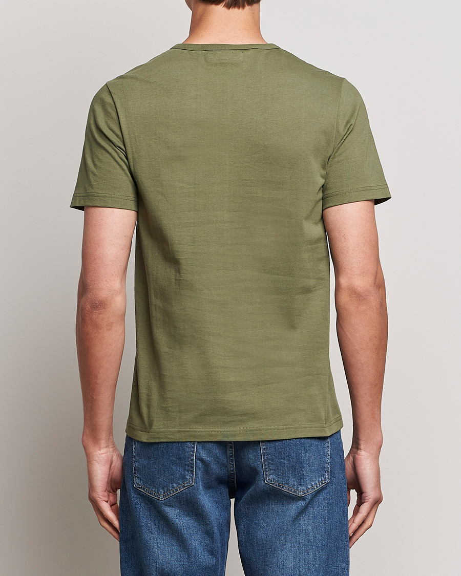 Heren | T-shirts | Merz b. Schwanen | 1950s Classic Loopwheeled T-shirt Army