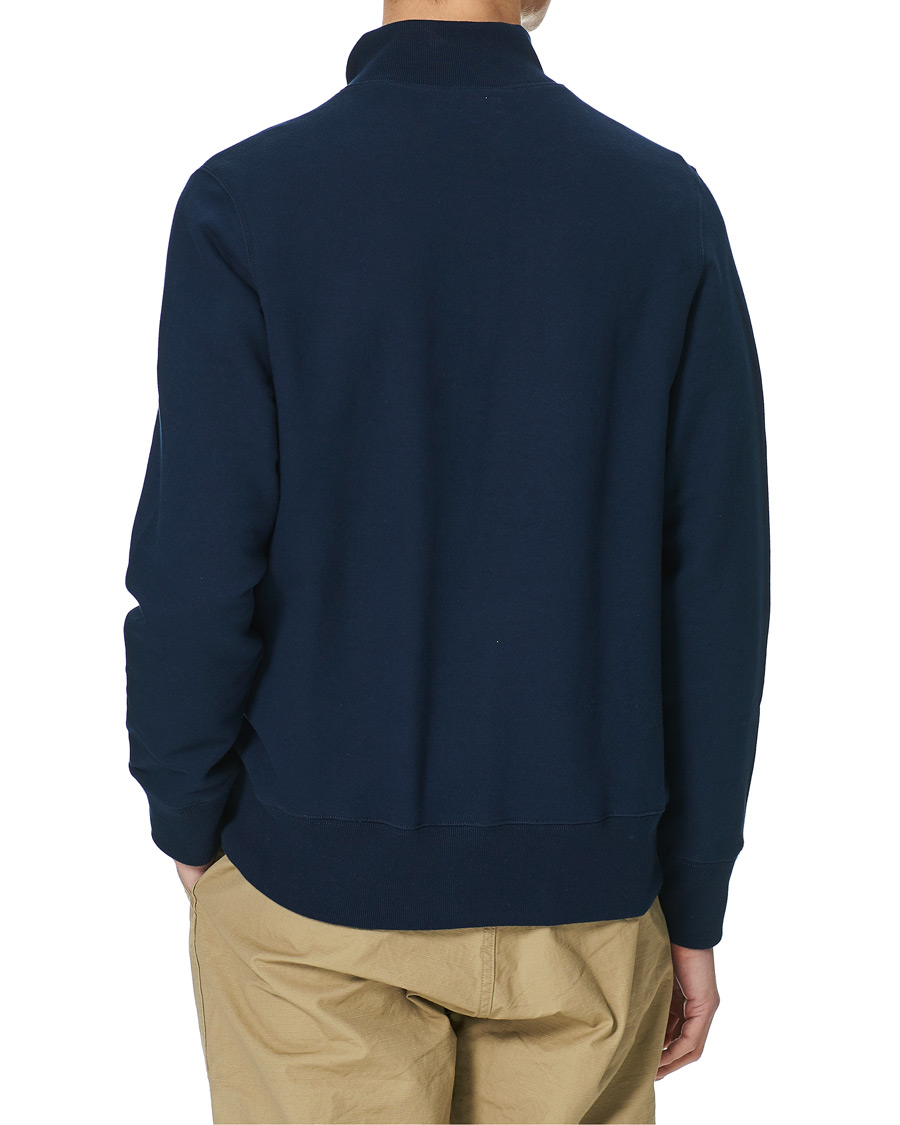 Homme | Pulls Et Tricots | Merz b. Schwanen | Organic Cotton Half Zip Sweat Ink