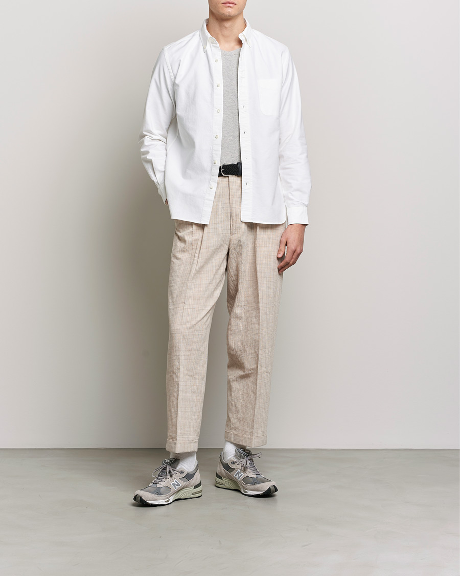 Homme | Chemises | BEAMS PLUS | Oxford Button Down Shirt White