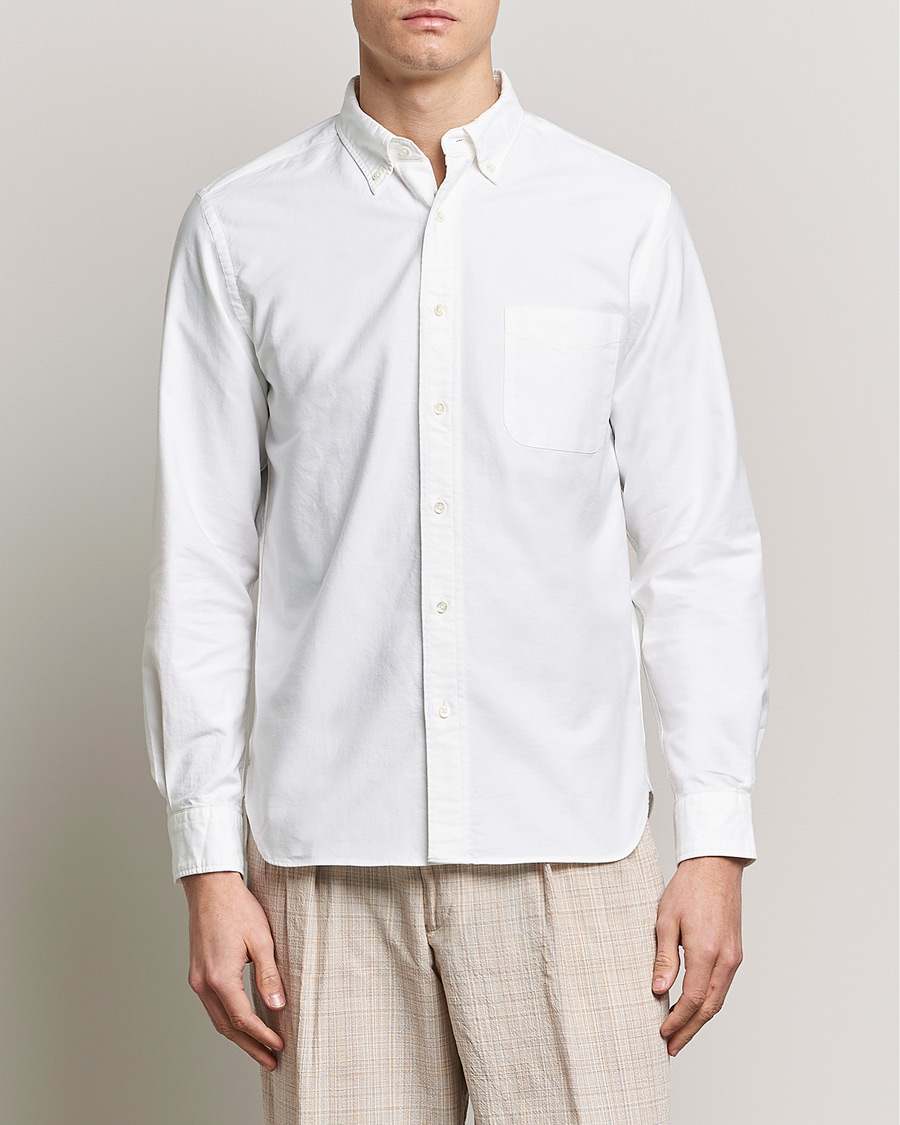 Homme | Chemises | BEAMS PLUS | Oxford Button Down Shirt White