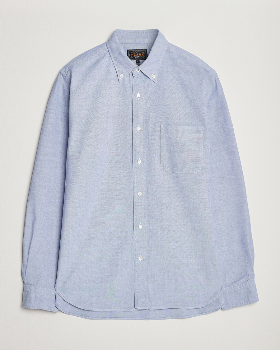 Heren | Overhemden | BEAMS PLUS | Oxford Button Down Shirt Light Blue