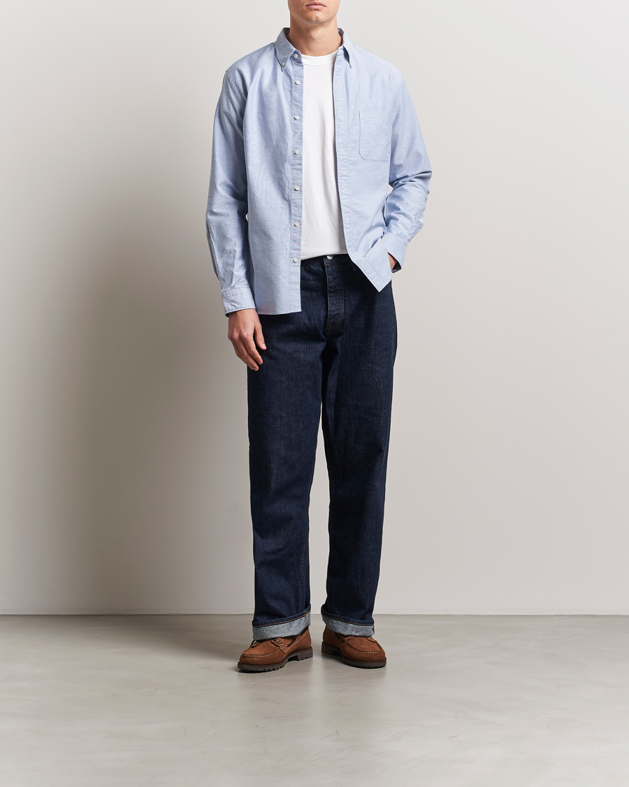 Heren | Overhemden | BEAMS PLUS | Oxford Button Down Shirt Light Blue