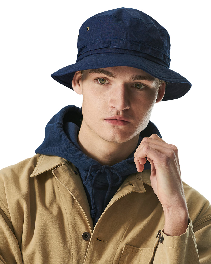 Homme | BEAMS PLUS Ripstop Jungle Hat Indigo | BEAMS PLUS | Ripstop Jungle Hat Indigo