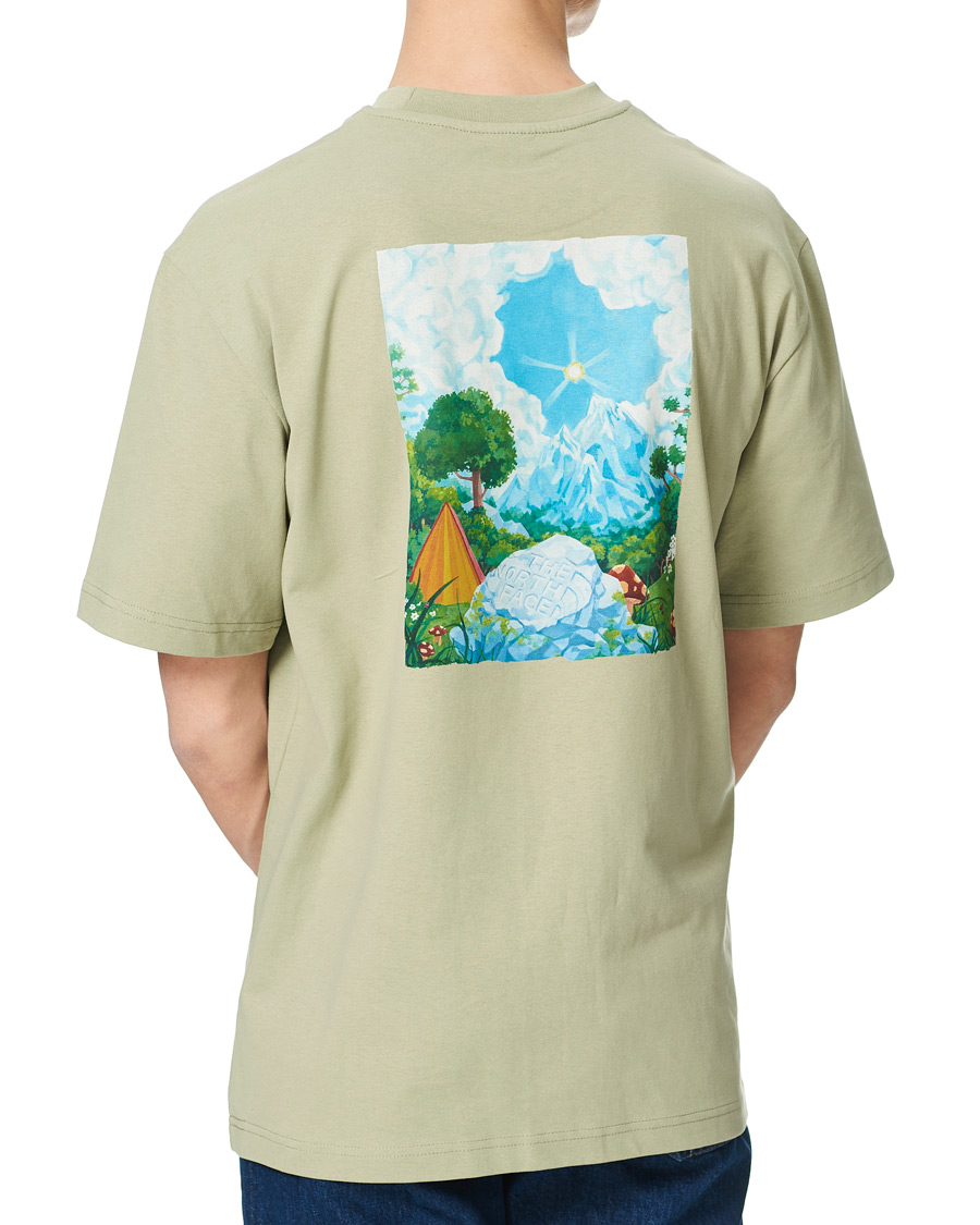 Homme | T-shirts | The North Face | Heritage Printed Short Sleeve Tee Tea Green