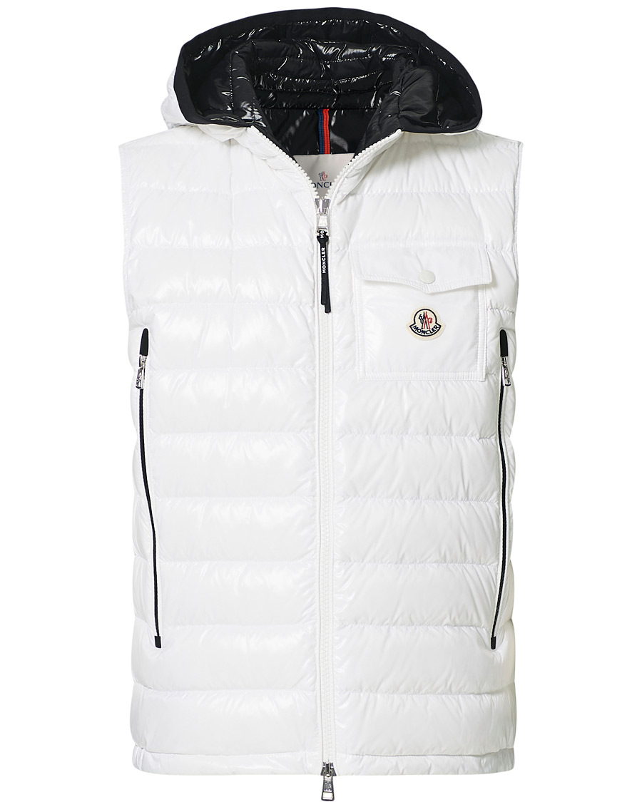 Homme | Manteaux Et Vestes | Moncler | Ragot Hooded Down Vest White