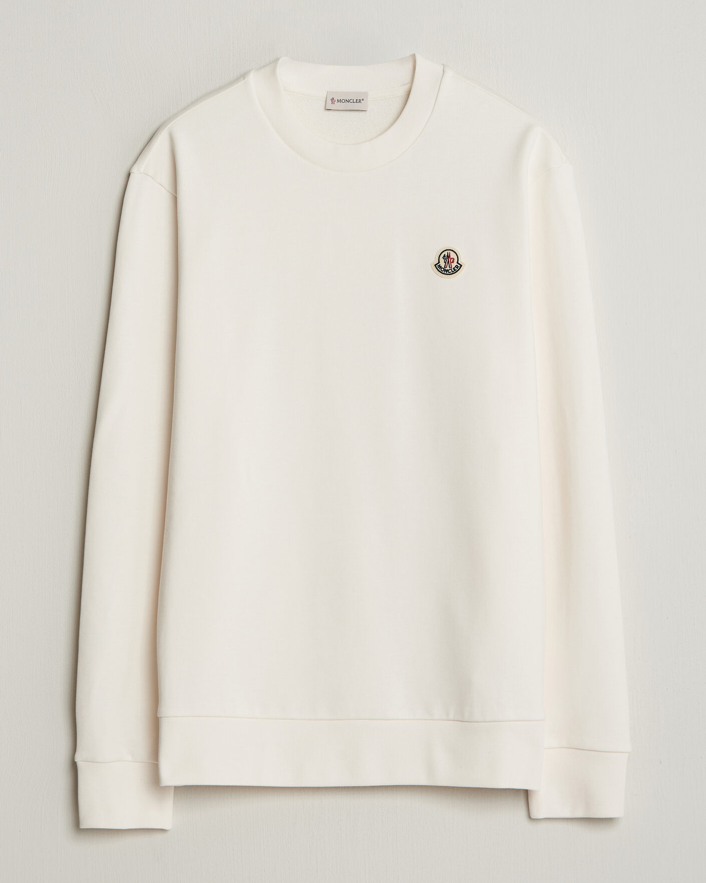 Homme | Pulls Et Tricots | Moncler | Logo Sweatshirt White