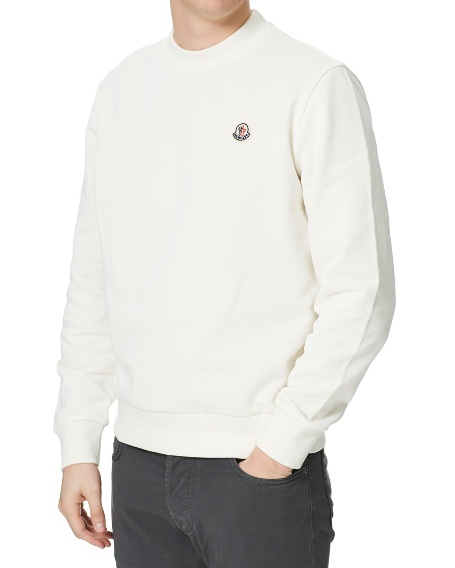 Homme | Pulls Et Tricots | Moncler | Logo Sweatshirt White