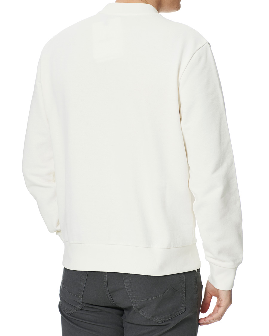 Homme | Pulls Et Tricots | Moncler | Logo Sweatshirt White