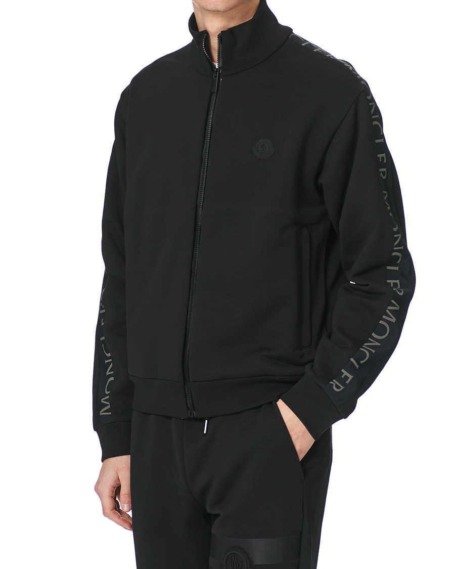 Heren | Truien | Moncler | Logo Track Top Black