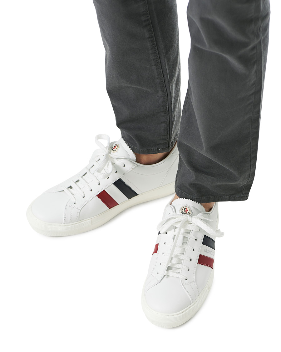 Homme | Moncler New Monaco Sneakers White | Moncler | New Monaco Sneakers White