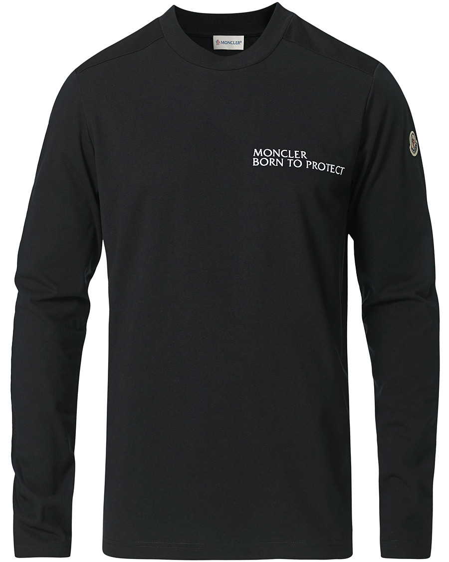Homme | T-shirts | Moncler | Long Sleeve T-Shirt Black