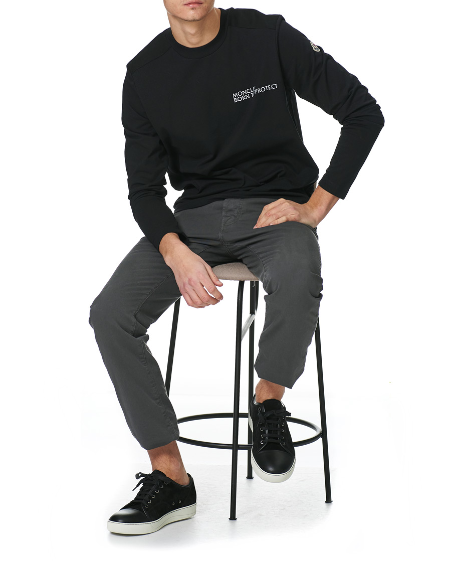 Homme | T-shirts | Moncler | Long Sleeve T-Shirt Black