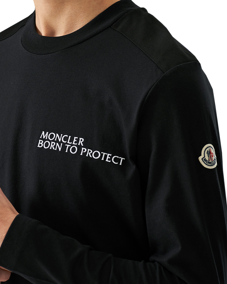 Homme | T-shirts | Moncler | Long Sleeve T-Shirt Black