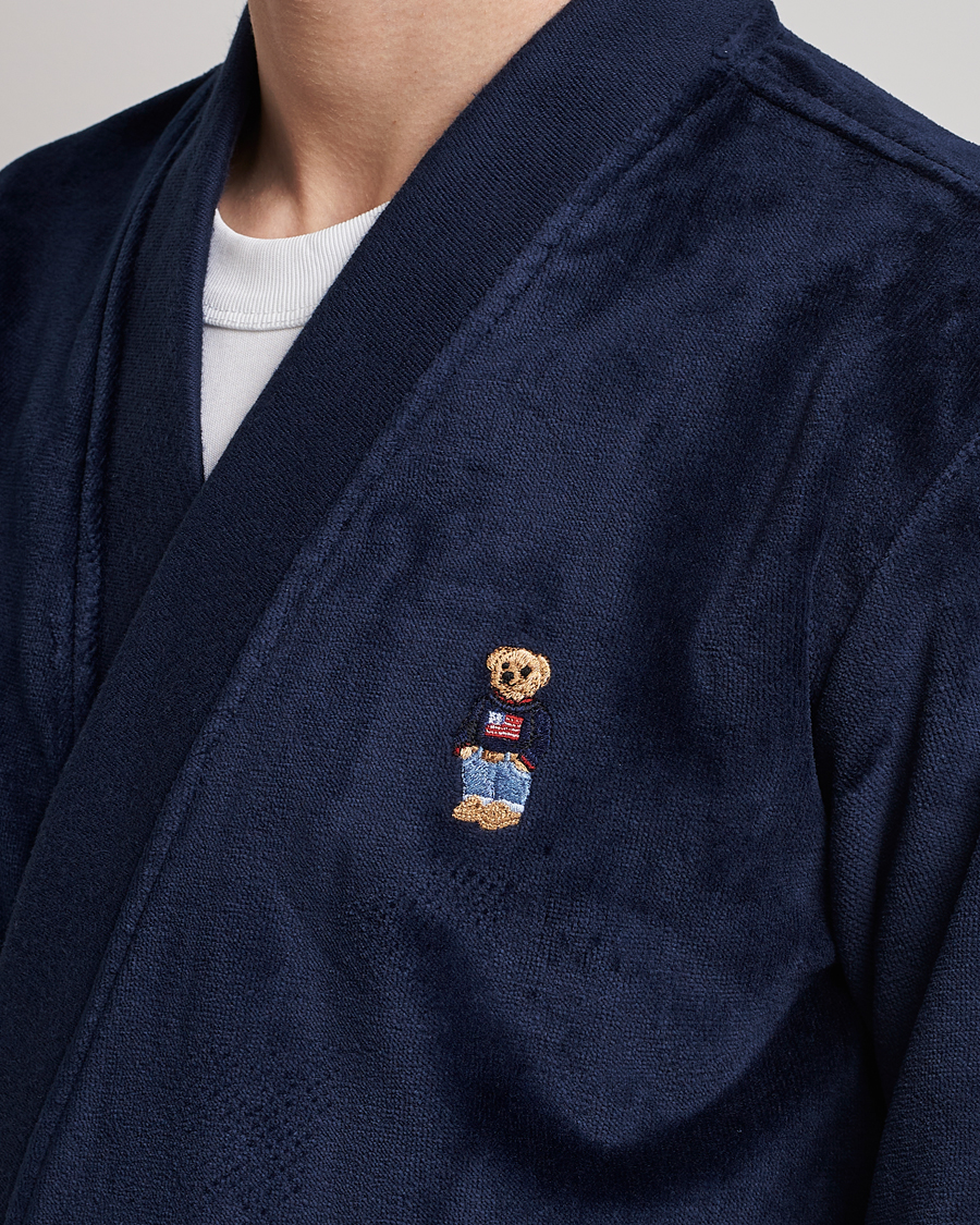 Homme | Peignoirs Et Pyjamas | Ralph Lauren Home | Flag Sweater Bear Bathrobe Navy