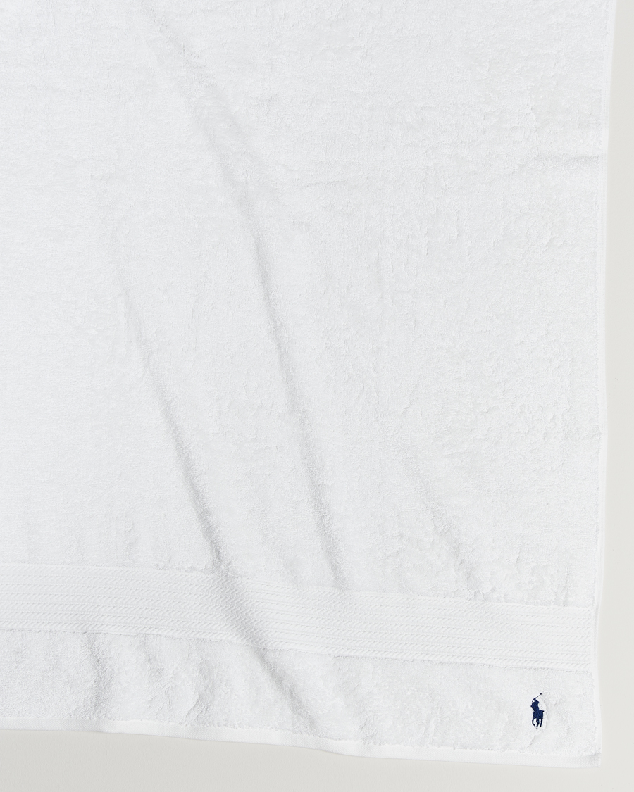 Homme | Ralph Lauren Home Polo Player Shower Towel 75x140 White | Ralph Lauren Home | Polo Player Shower Towel 75x140 White