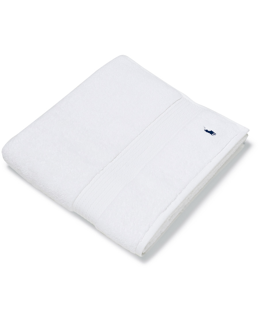 Heren | Ralph Lauren Home Polo Player Bath Sheet 90x170 White | Ralph Lauren Home | Polo Player Bath Sheet 90x170 White