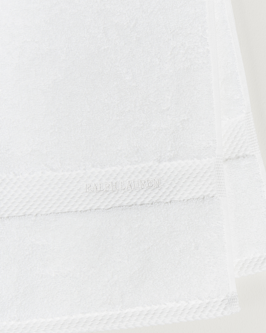 Homme | Ralph Lauren Home Avenue Guest Towel 42x70 White | Ralph Lauren Home | Avenue Guest Towel 42x70 White