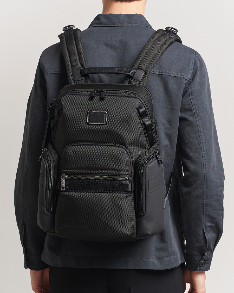 Homme | TUMI Alpha Bravo Navigation Backpack Black | TUMI | Alpha Bravo Navigation Backpack Black