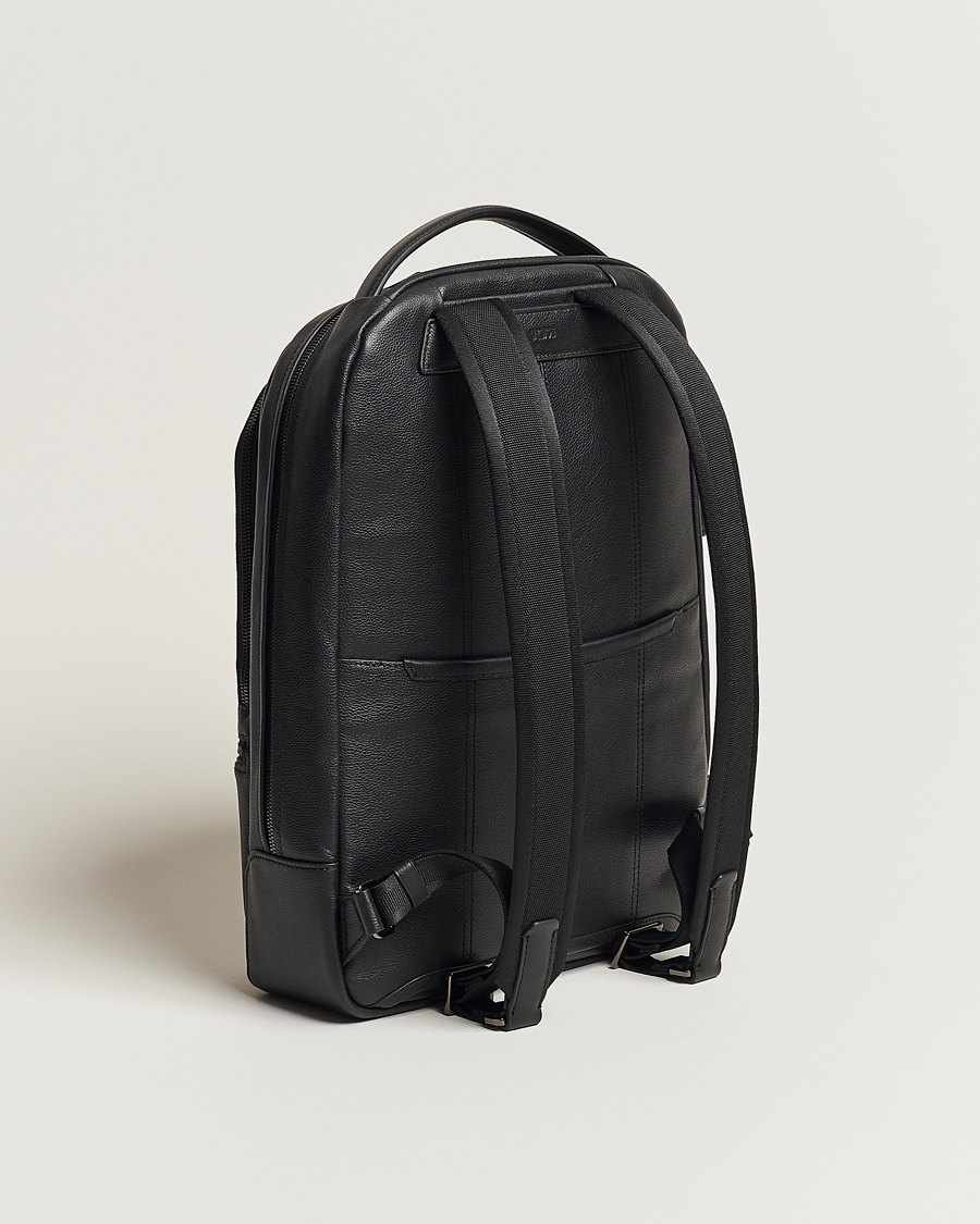 Homme | TUMI Harrison Bradner Leather Backpack Black | TUMI | Harrison Bradner Leather Backpack Black