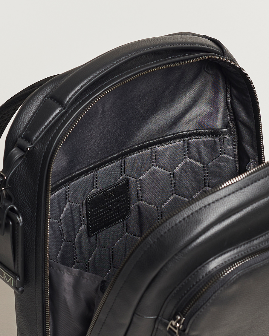 Homme | TUMI Harrison Bradner Leather Backpack Black | TUMI | Harrison Bradner Leather Backpack Black