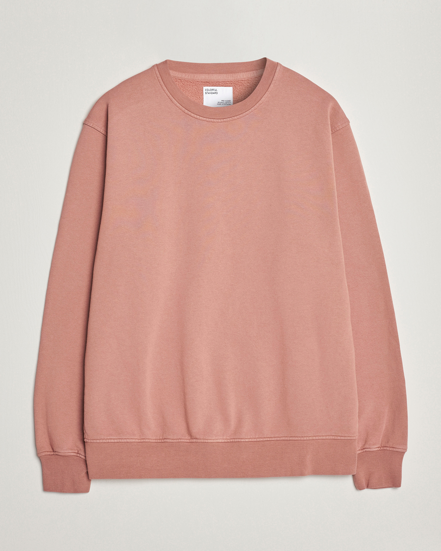 Heren | Truien | Colorful Standard | Classic Organic Crew Neck Sweat Rosewood Mist