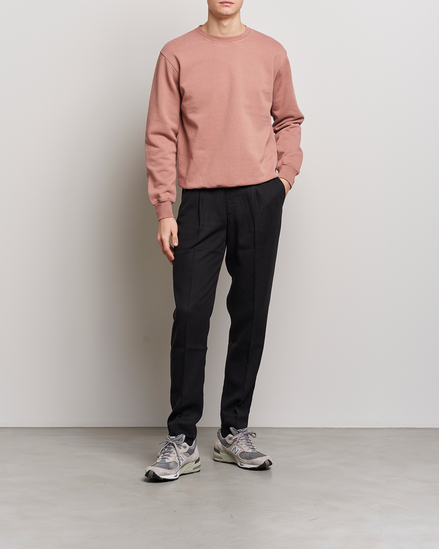 Heren | Truien | Colorful Standard | Classic Organic Crew Neck Sweat Rosewood Mist