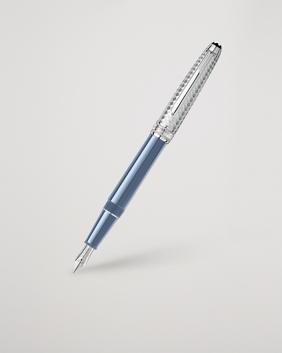 Homme | Montblanc Meisterstück Glacier Doué Fountain Pen Blue | Montblanc | Meisterstück Glacier Doué Fountain Pen Blue
