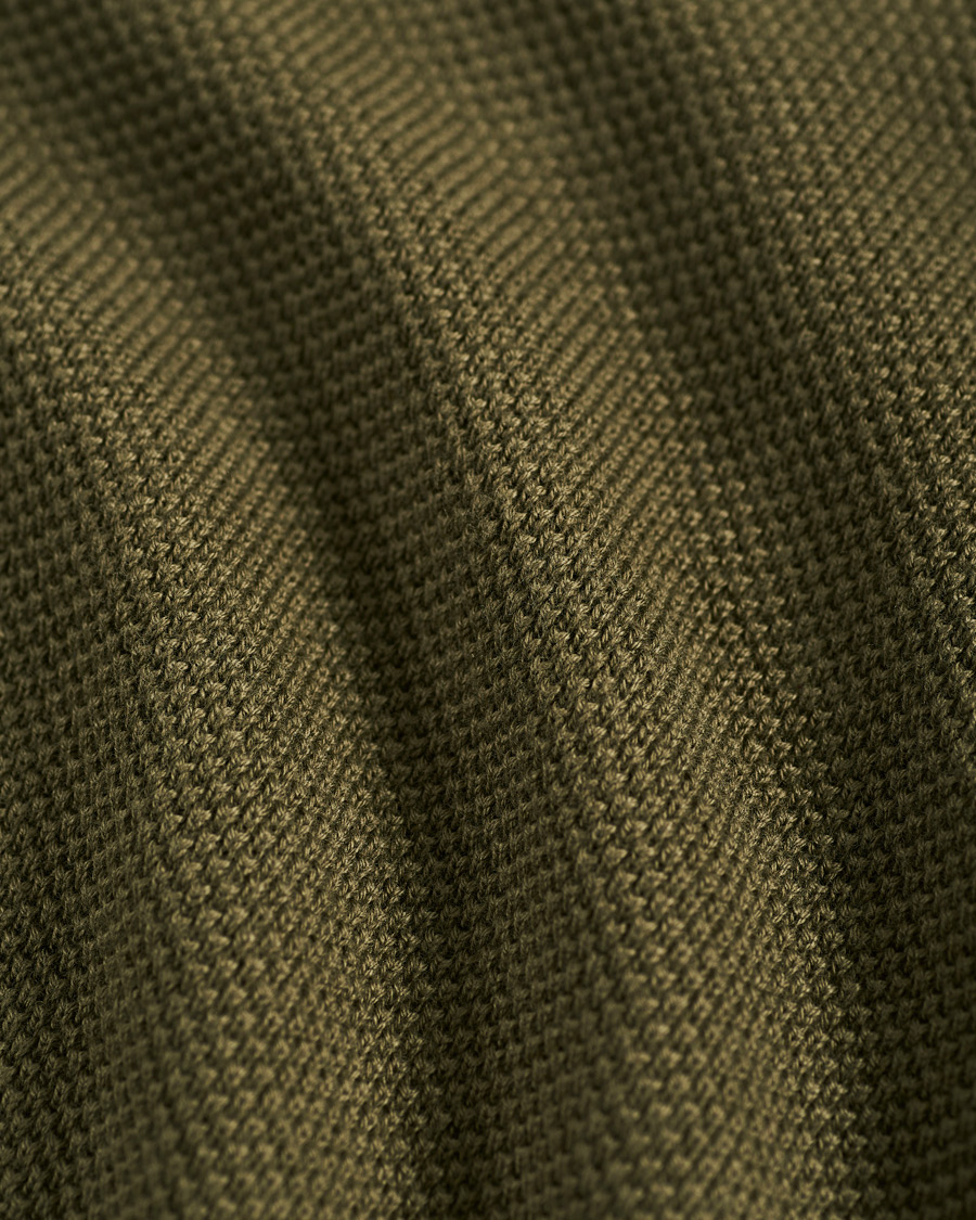 Homme | Pulls Et Tricots | GANT | Cotton Pique Crew Neck Sweater Racing Green