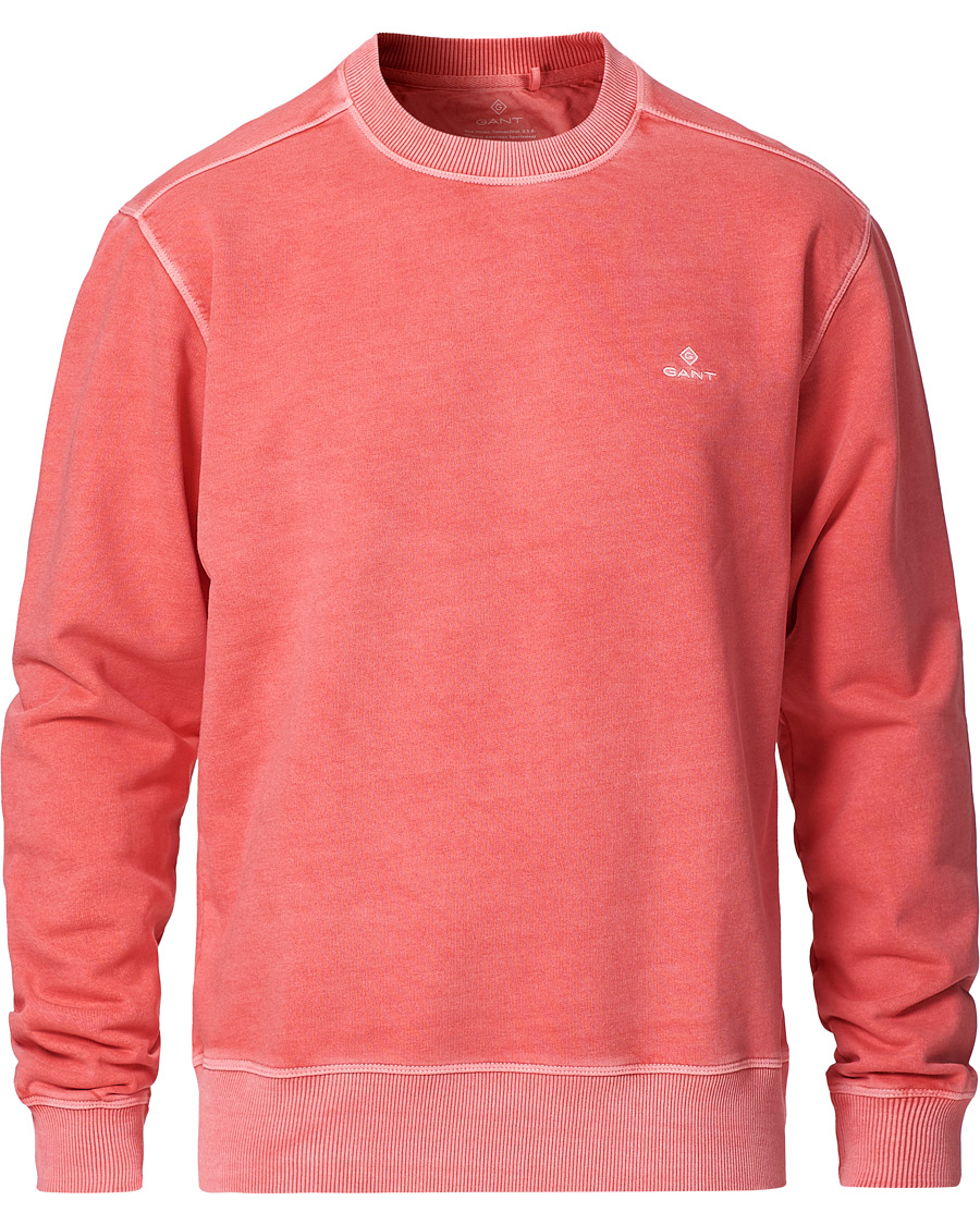 Homme | Pulls Et Tricots | GANT | Sunbleached Crew Neck Sweatshirts Watermelon Pink