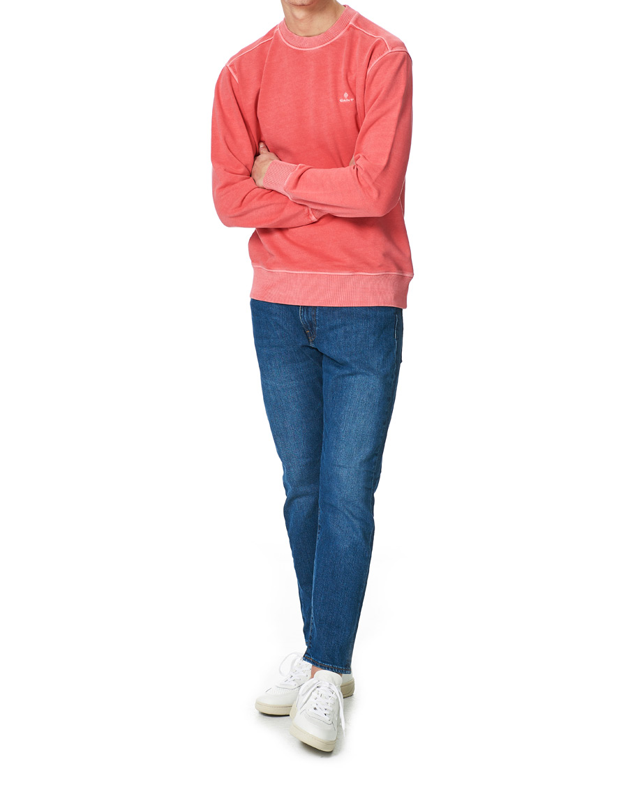 Homme | Pulls Et Tricots | GANT | Sunbleached Crew Neck Sweatshirts Watermelon Pink