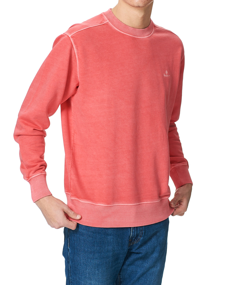 Homme | Pulls Et Tricots | GANT | Sunbleached Crew Neck Sweatshirts Watermelon Pink