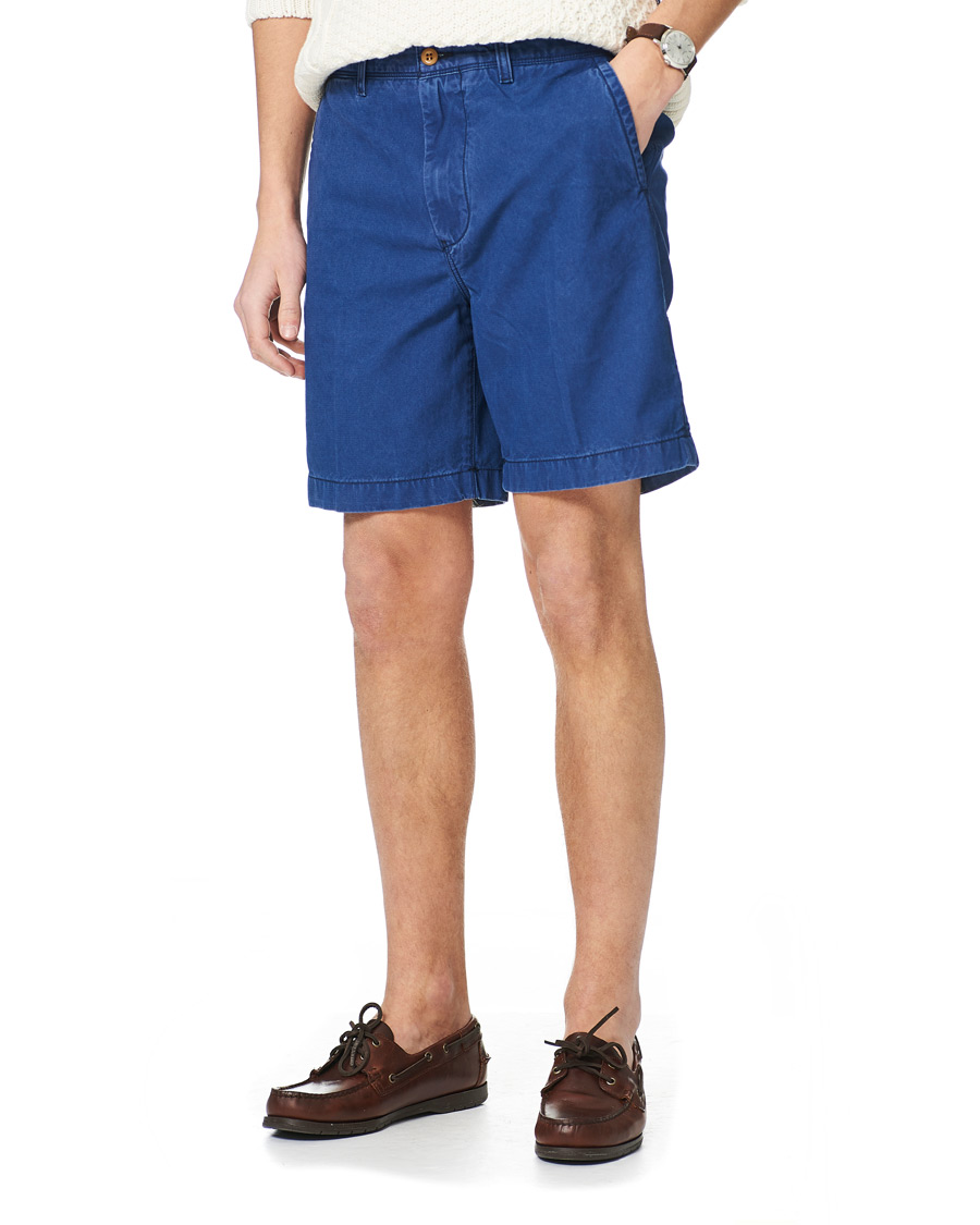 Homme | Shorts | GANT | Foam Dyed Shorts Indigo Blue
