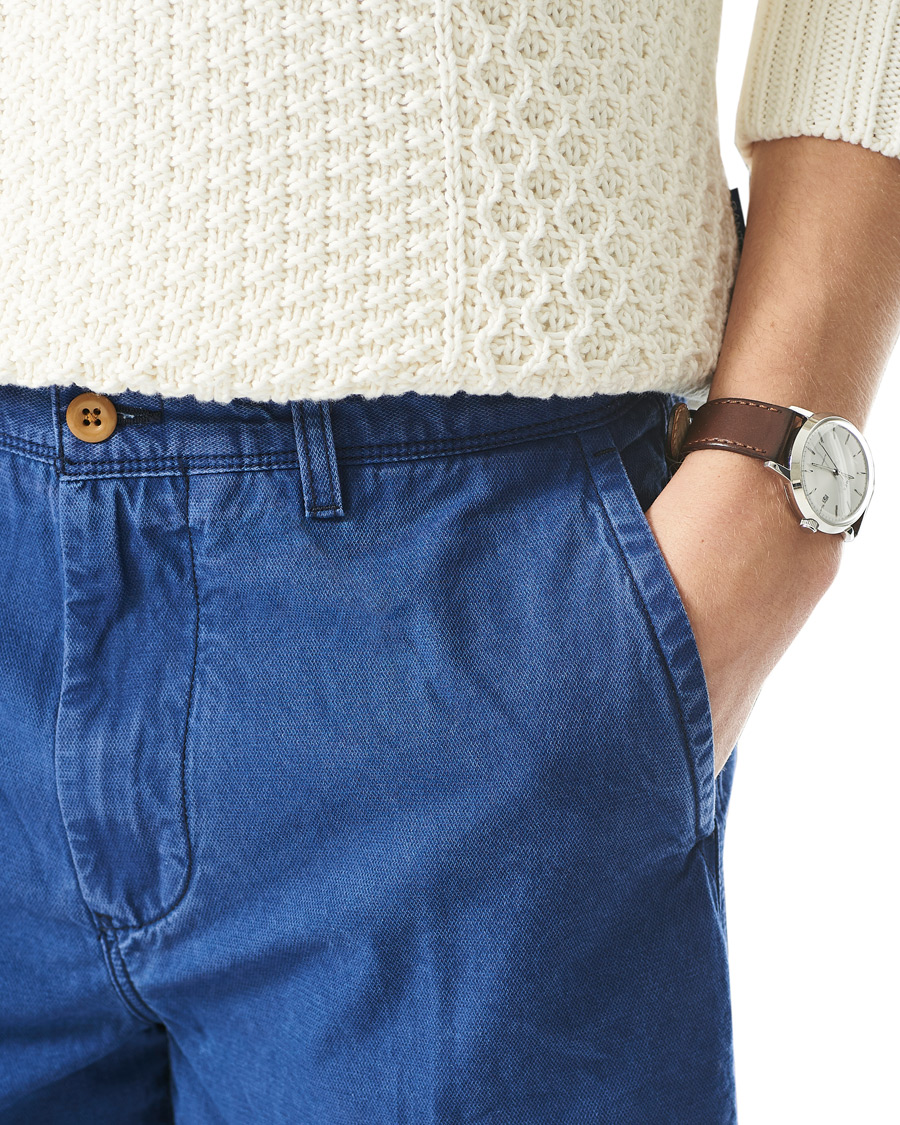 Homme | Shorts | GANT | Foam Dyed Shorts Indigo Blue