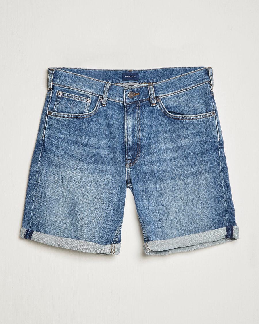 Homme | Shorts | GANT | Arley Denim Shorts Light Blue