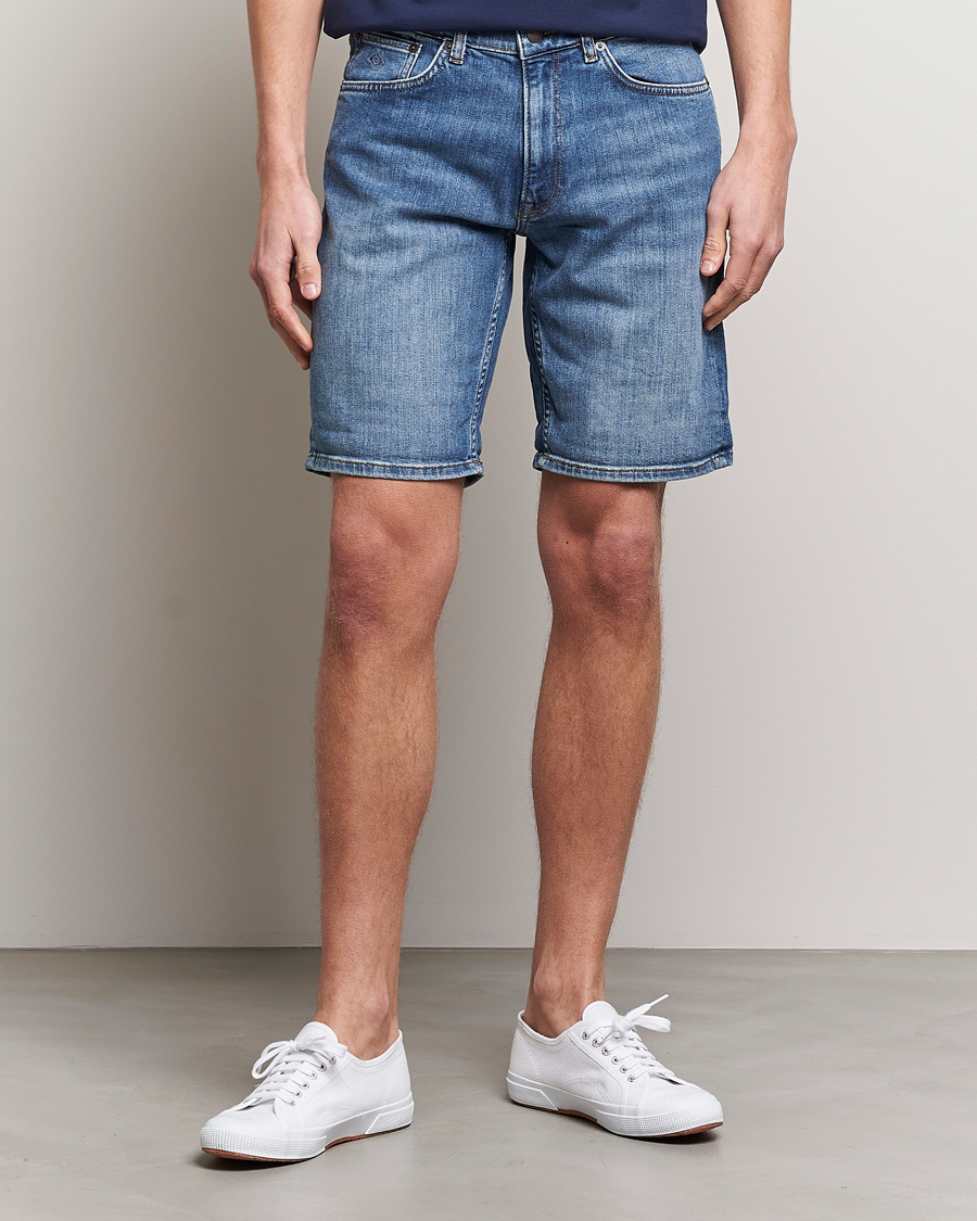 Homme | Shorts | GANT | Arley Denim Shorts Light Blue